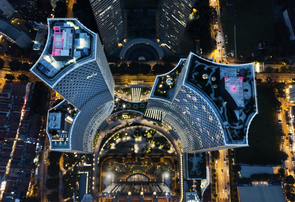 DUO Twin Towers Singapore by Büro Ole Scheeren
