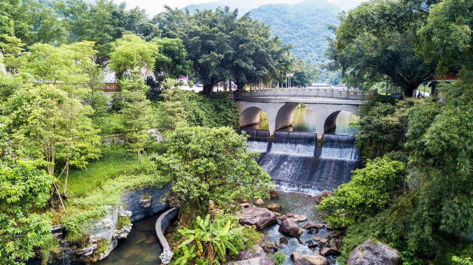 Luofu Paradise Park Entrance Park China by SED Landscape Architect