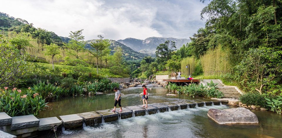 Luofu Paradise Park Entrance Park China by SED Landscape Architect