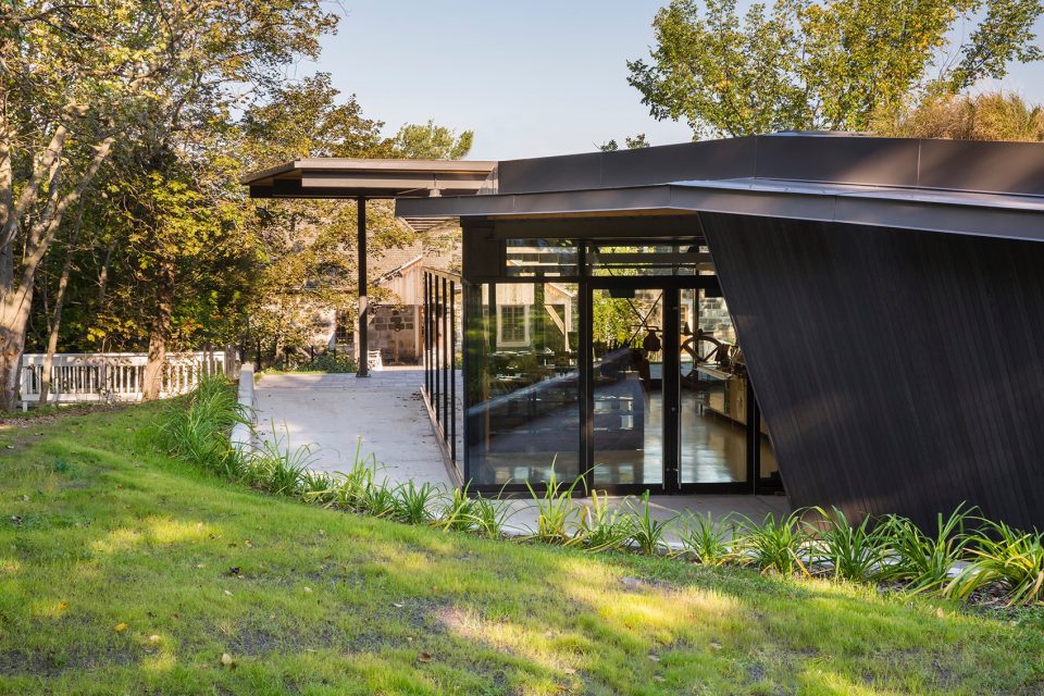 Seigneurie des Aulnaies Landscape Pavilion by Anne Carrier architecture