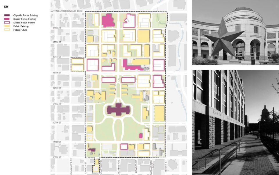 2017 asla analysis and planning honor award texas capitol complex master plan by page and sasaki associates