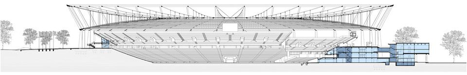The conversion of the sports venue in Chorzów Poland by gmp 1