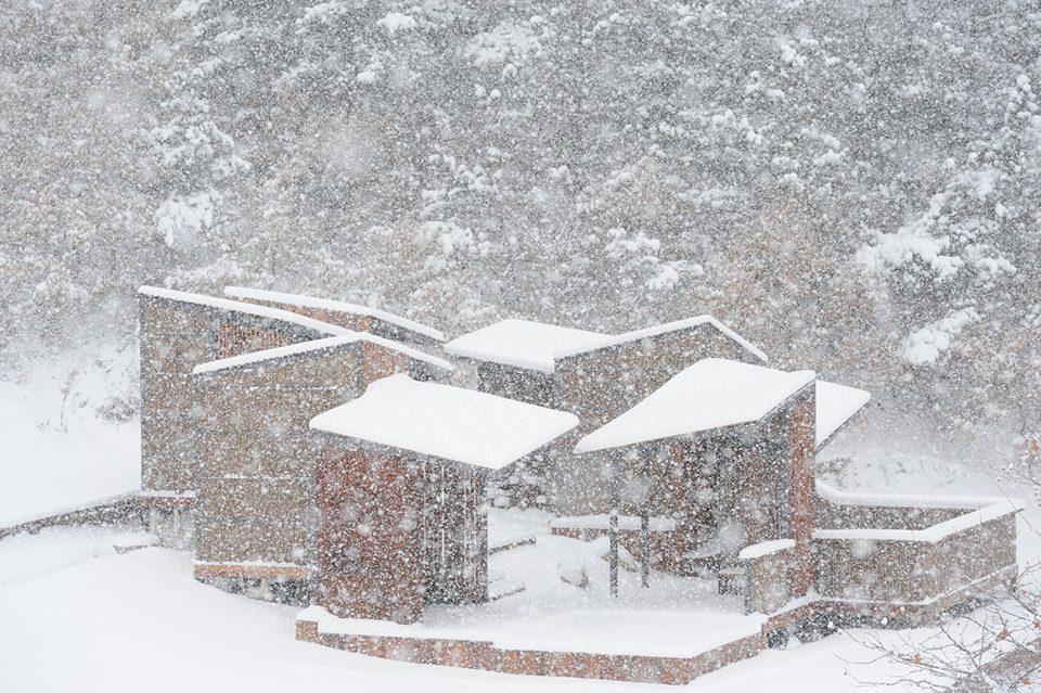Restroom in the Mountains China by Lab DH