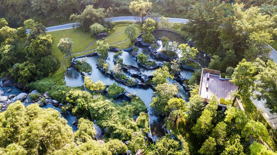 Luofu Paradise Park Entrance Park China by SED Landscape Architect