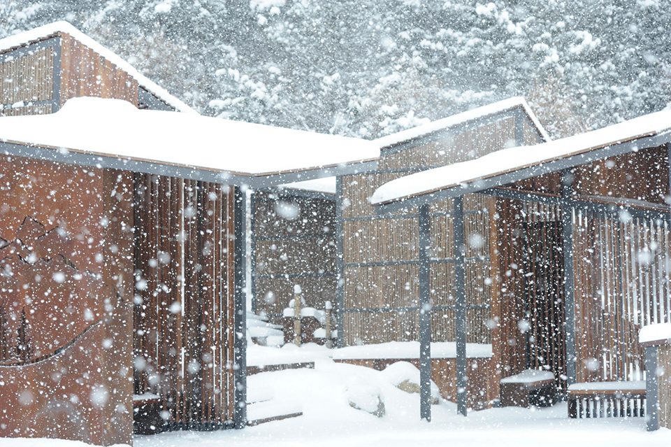 Restroom in the Mountains China by Lab DH