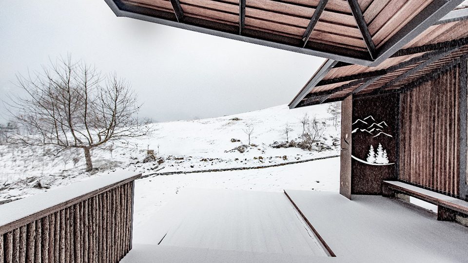 Restroom in the Mountains China by Lab DH