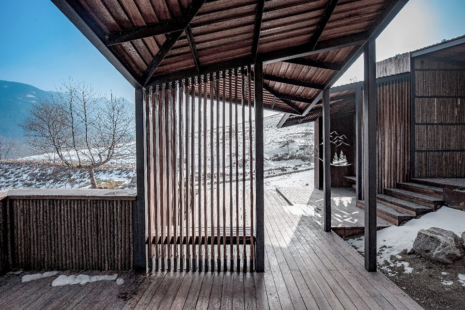 Restroom in the Mountains China by Lab DH