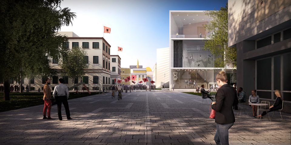 The New National Theatre of Albania by BIG