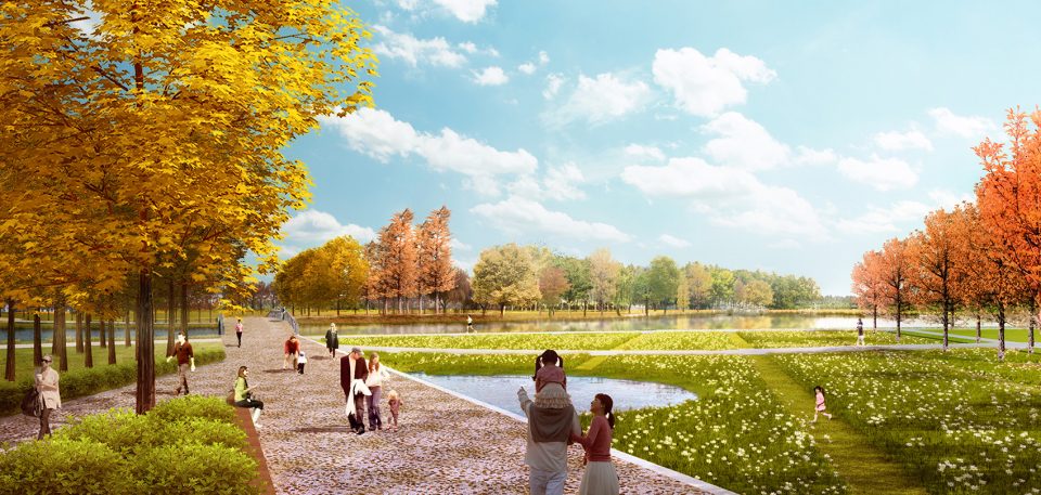 Lingang Ring Park China by Sasaki