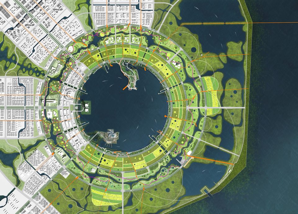 Lingang Ring Park China by Sasaki