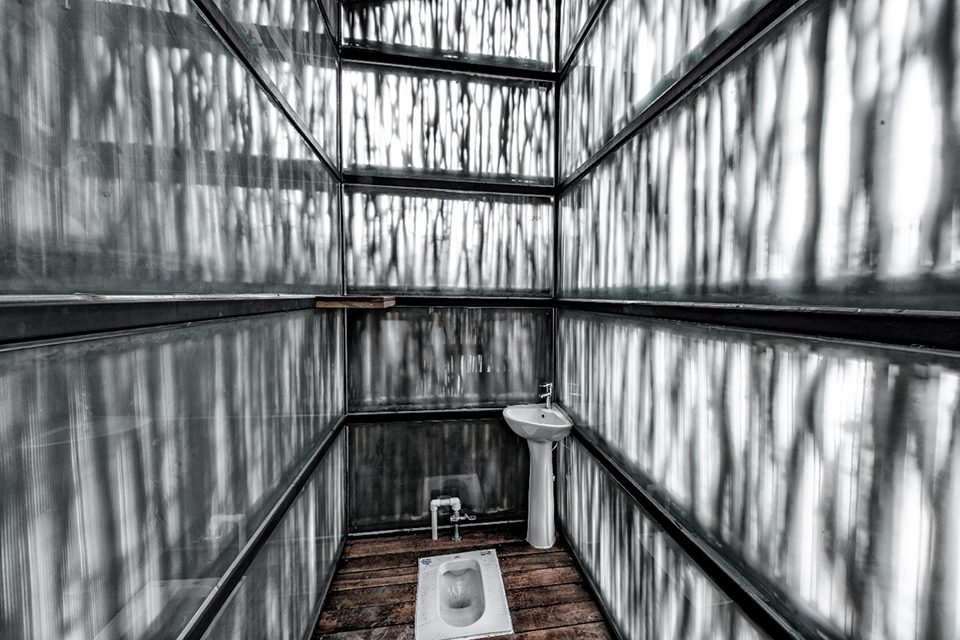 Restroom in the Mountains China by Lab DH