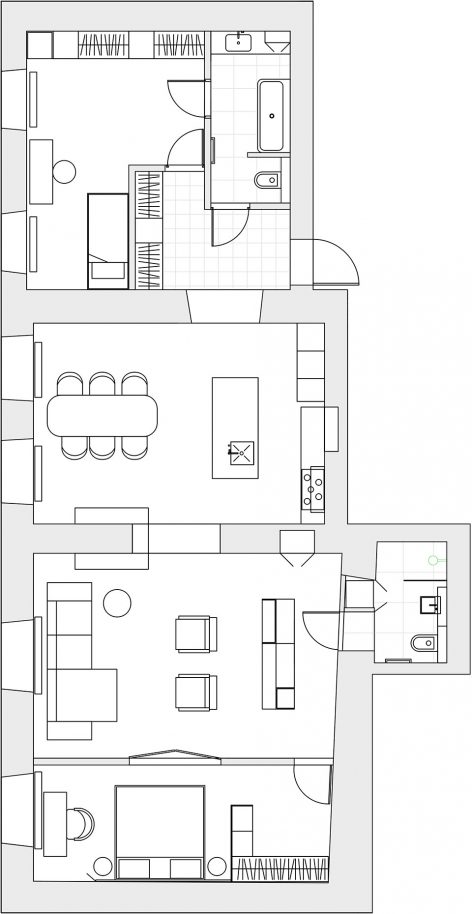 Private House Renovation in Vilnius by Kristina Lastauskaitė Pundė