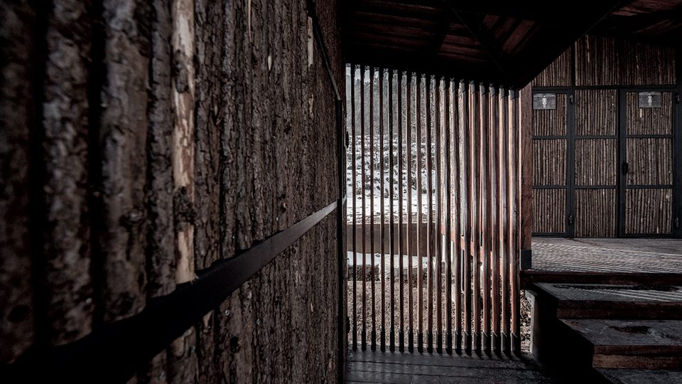 Restroom in the Mountains China by Lab DH