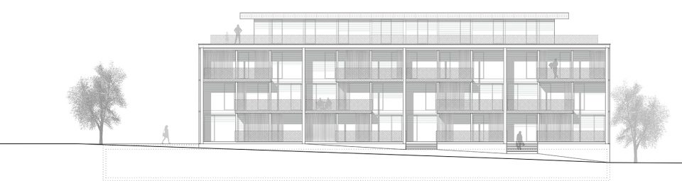 Sternenstrasse multi family house by Tom Munz Architekt