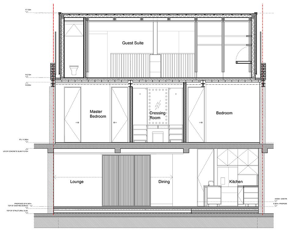 remodel of London waterside home by Nicholas Szczepaniak Architects