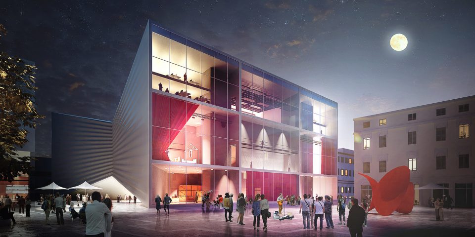 The New National Theatre of Albania by BIG