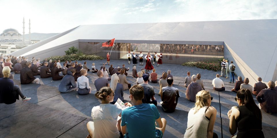 The New National Theatre of Albania by BIG