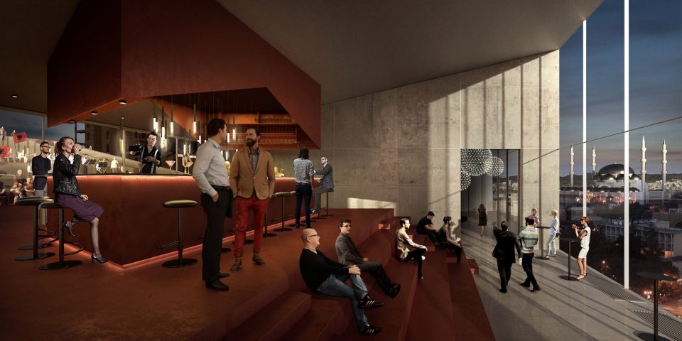 The New National Theatre of Albania by BIG