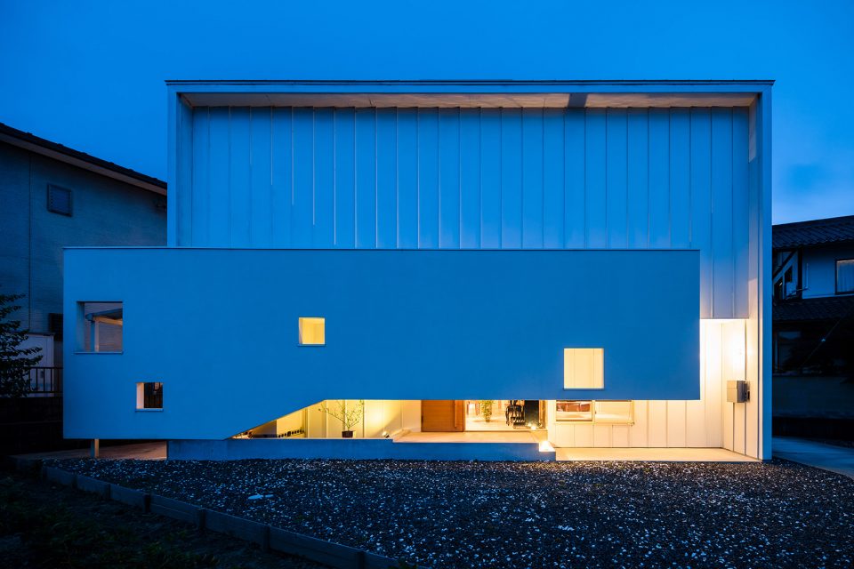 night view seep out sai architectural design office
