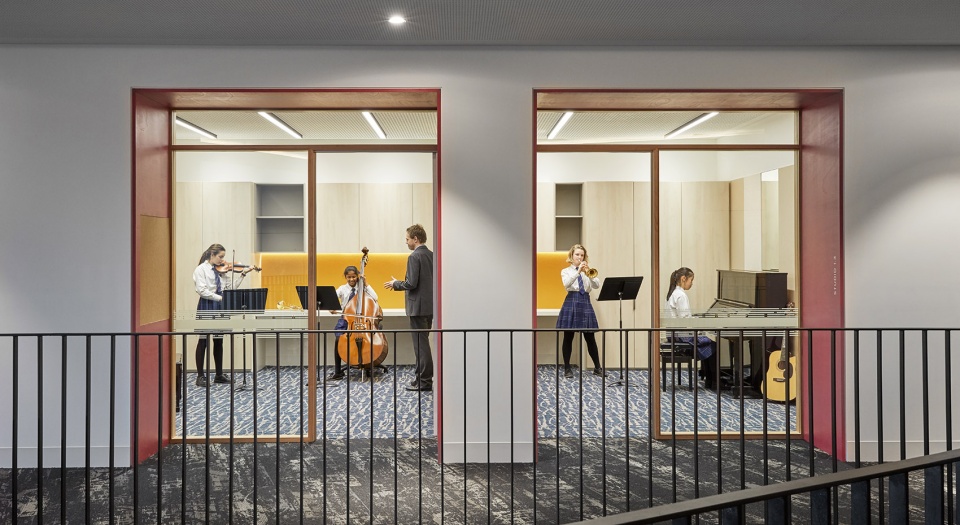 presbyterian ladies college performing arts centre by cox architecture
