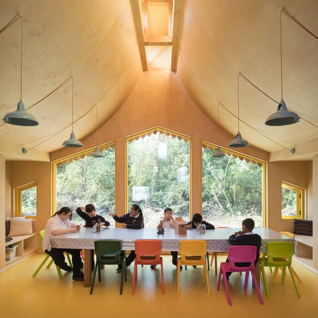 Woodland Classrooms Belvue School Northolt London UK by Studio Weave