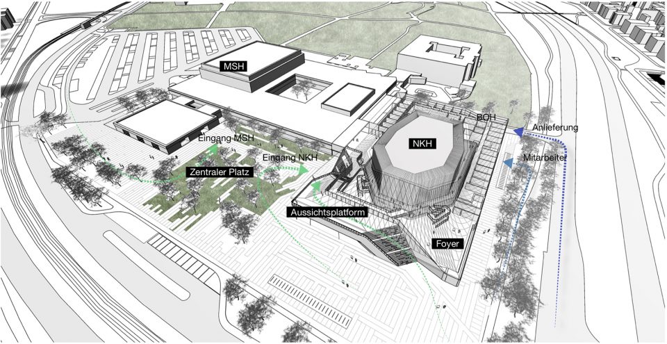 BARTBRATKE Matthijs la Roi Architects proposal for New Concert Hall Nuremberg