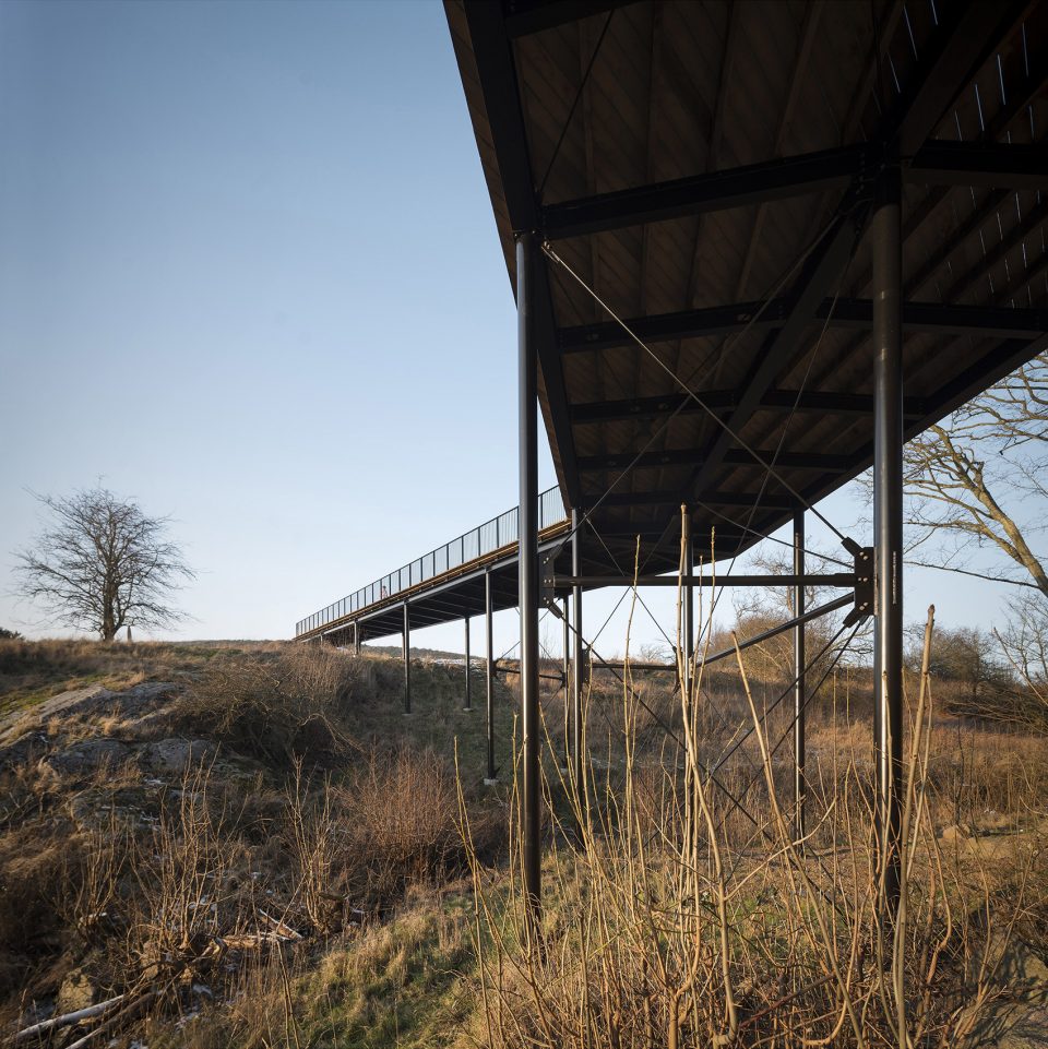 New Visitor Centre at Hammershus Castle Ruin by Arkitema Architects