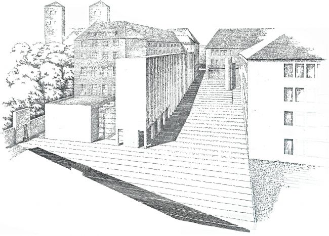 Philosophical Seminar at the Cathedral Square Muenster France by PETER BOHM ARCHITEKTEN