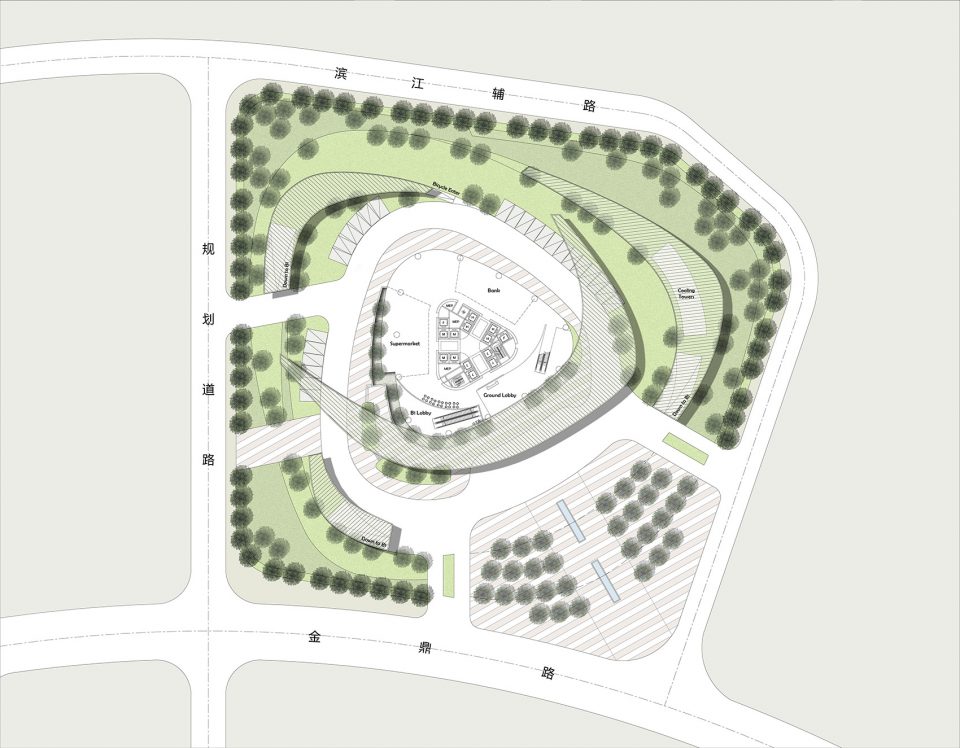 nanchang sinic center china by shanghai tianhua architecture planning engineering ltd