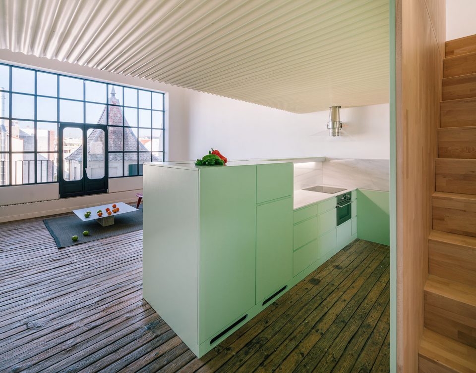 Penthouse H Madrid Spain by Langarita Navarro Arquitectos