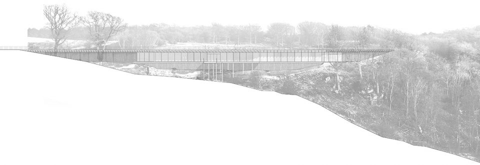 New Visitor Centre at Hammershus Castle Ruin by Arkitema Architects