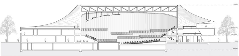 BARTBRATKE Matthijs la Roi Architects proposal for New Concert Hall Nuremberg