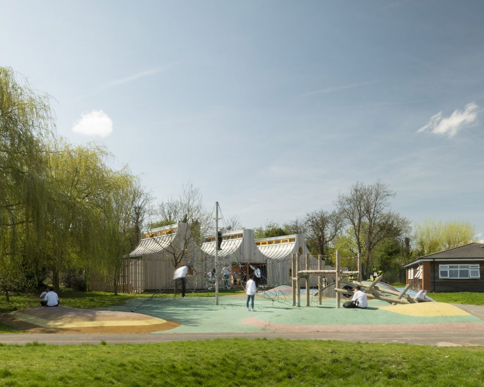Woodland Classrooms Belvue School Northolt London UK by Studio Weave