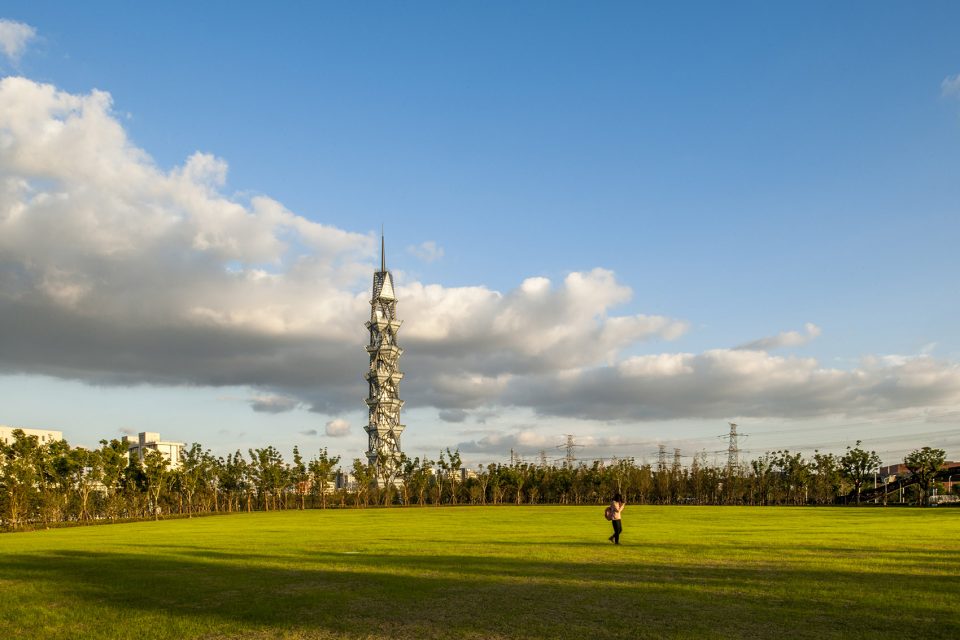 校前大草坪视角 view from the lawn observation tower ECADI