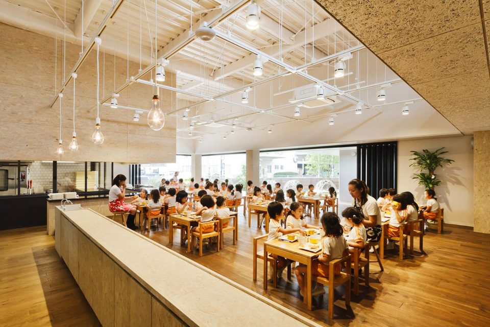 NFB Nursery Nara Japan by HIBINOSEKKEI Youji no Shiro