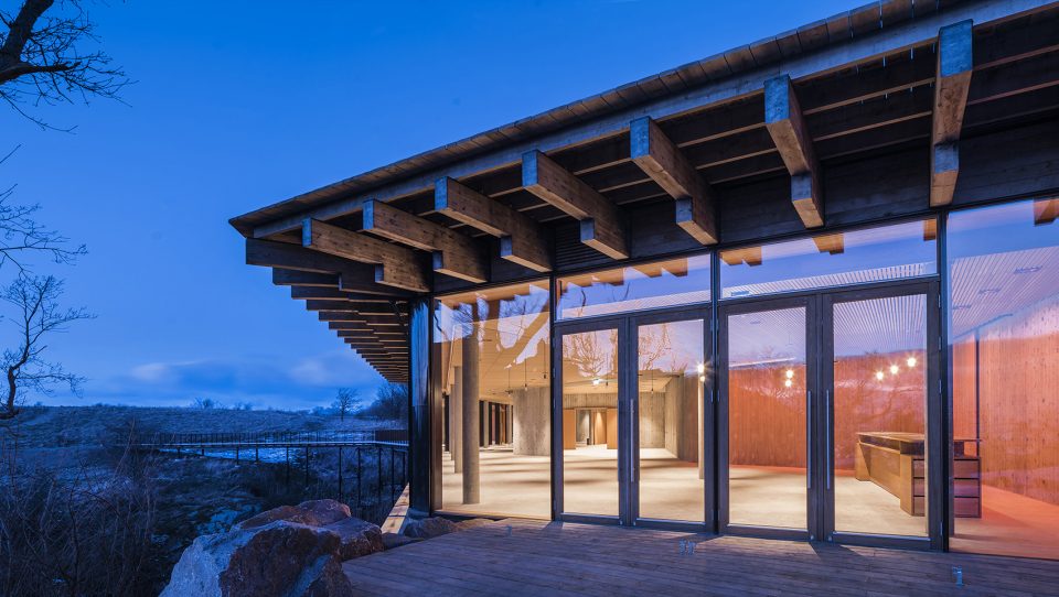 New Visitor Centre at Hammershus Castle Ruin by Arkitema Architects