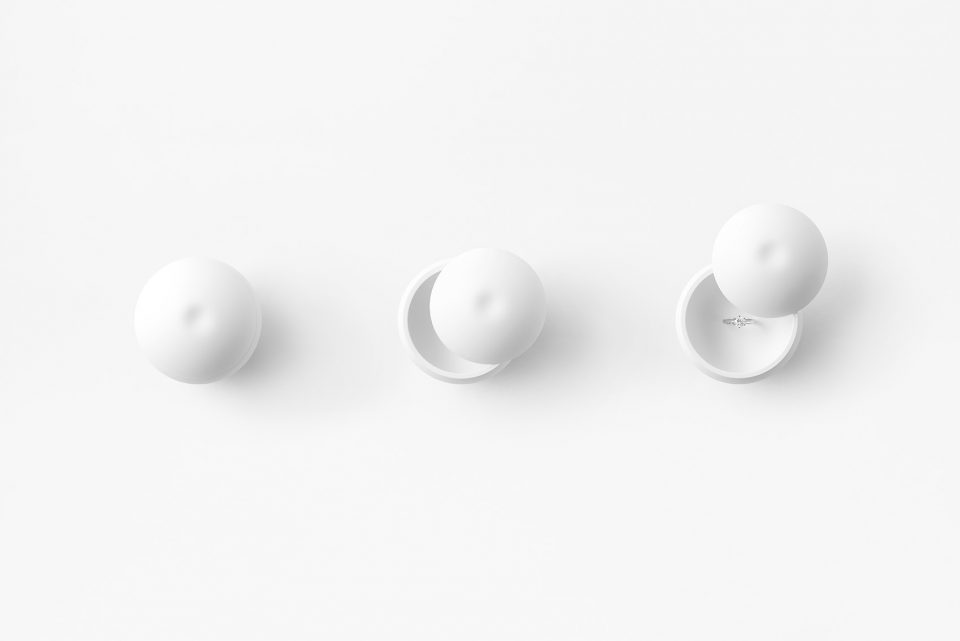 Seven Sliding Cases for Blanc Bijou by nendo