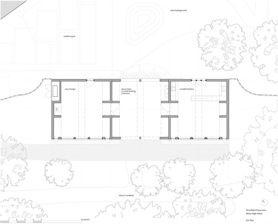 Woodland Classrooms Belvue School Northolt London UK by Studio Weave