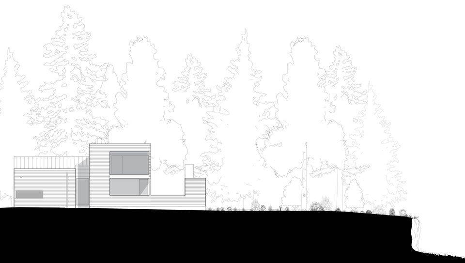 Courtyard House on a River by Robert Hutchison Architecture