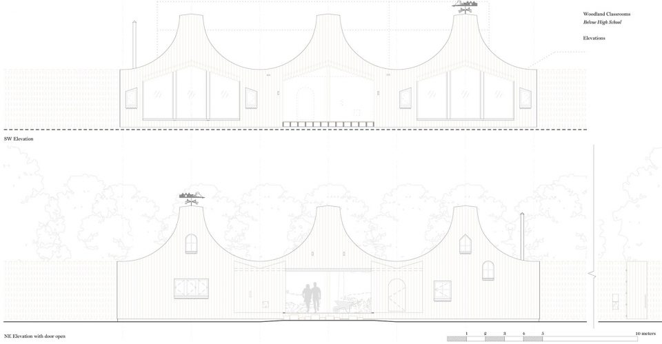 Woodland Classrooms Belvue School Northolt London UK by Studio Weave