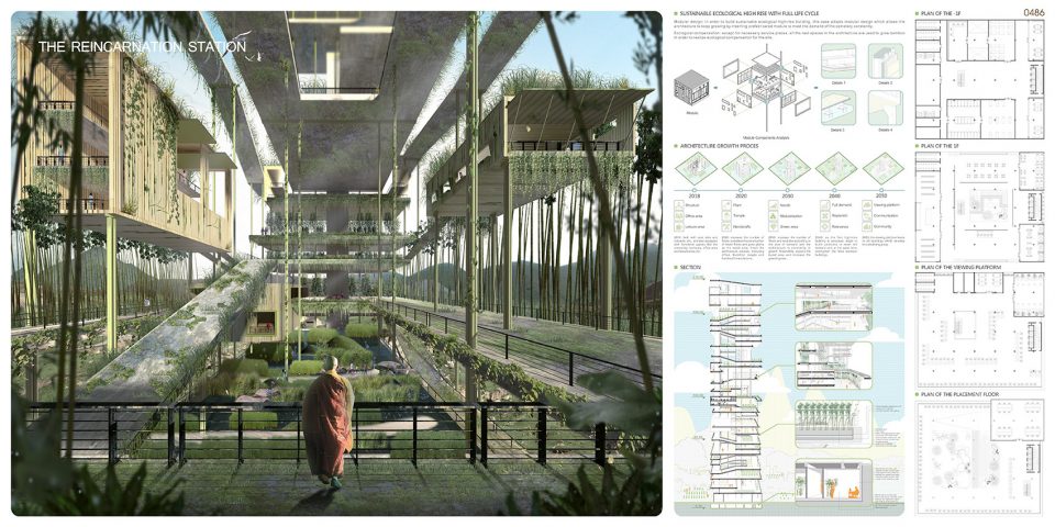 THE REINCARNATION STATION 2018 eVolo Skyscraper Competition Honorable Mention