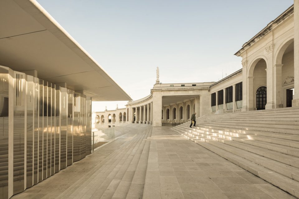 Outdoor Altar in the Prayer Area by Paula Santos Arquitectura