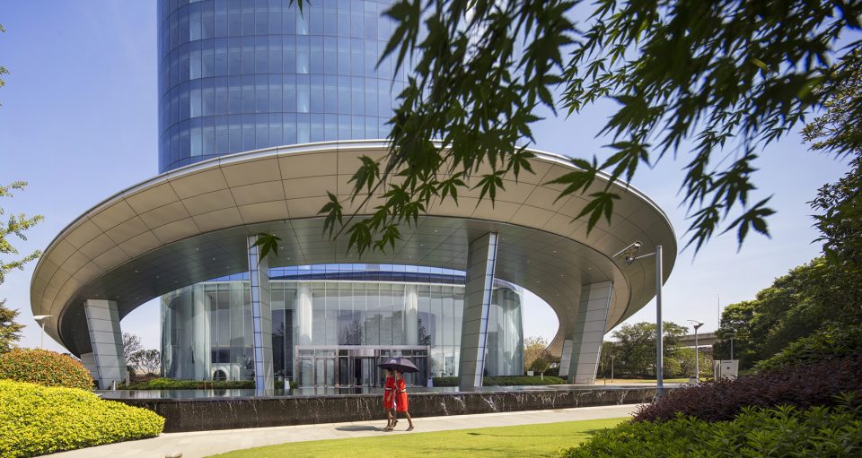 nanchang sinic center china by shanghai tianhua architecture planning engineering ltd