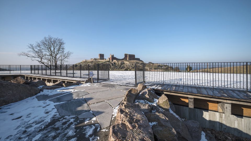 New Visitor Centre at Hammershus Castle Ruin by Arkitema Architects