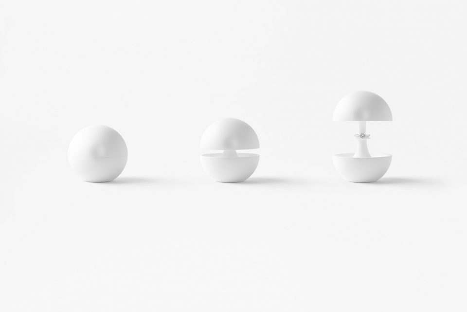 Seven Sliding Cases for Blanc Bijou by nendo