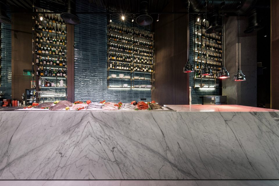 CATCH fish restaurant Kiev Uraine by YoDezeen Studio