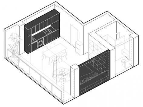Chengdu Tianfu Community Youth Apartment by MAT Office