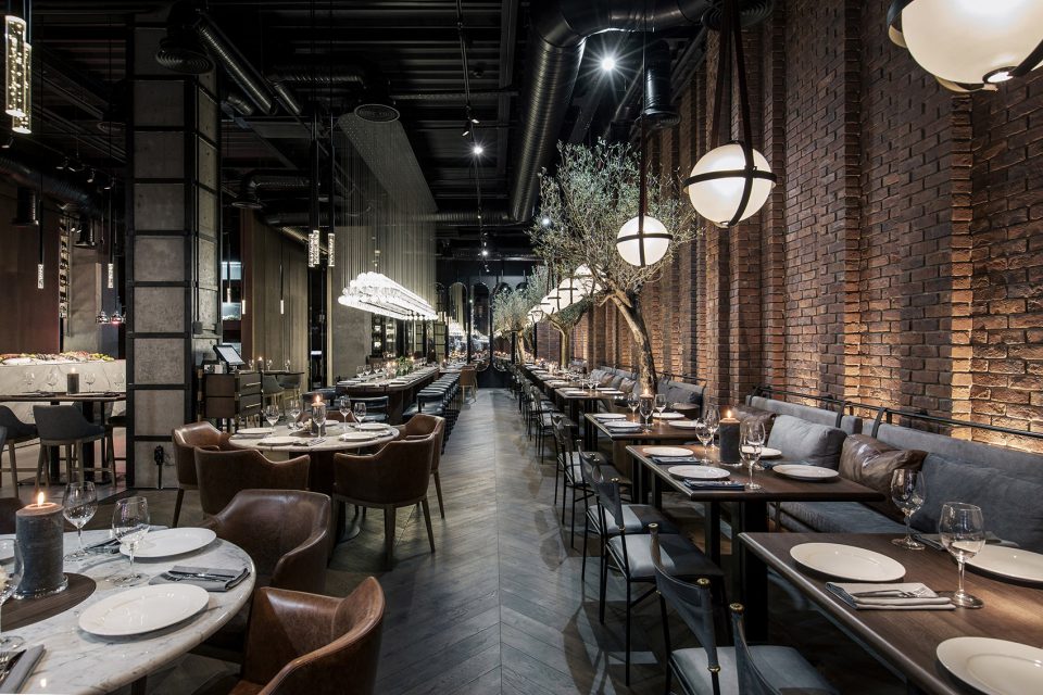 CATCH fish restaurant Kiev Uraine by YoDezeen Studio