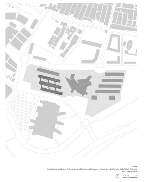 Faculty of Medicine at Campus of Health Sciences of UGR University Granada by Cruz y Ortiz Arquitectos