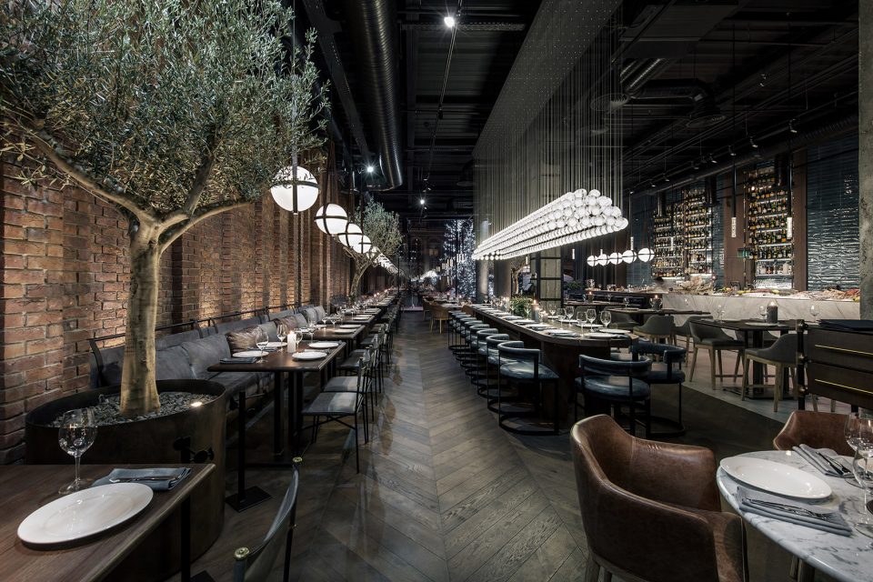CATCH fish restaurant Kiev Uraine by YoDezeen Studio